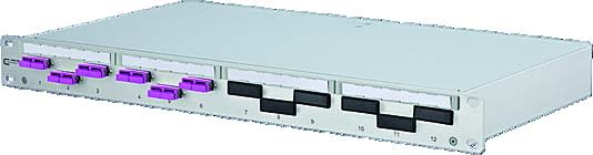 Metz - MEZ150207BB06-E OpDAT PF Patchfeld splice 6xSC-D (violet