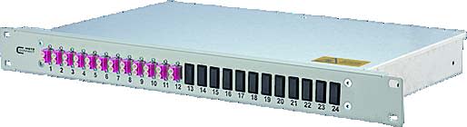 Metz - MEZ1502507512-E OpDAT fix 12xLC-D OM4 VIK 1HE/24/grau, 1