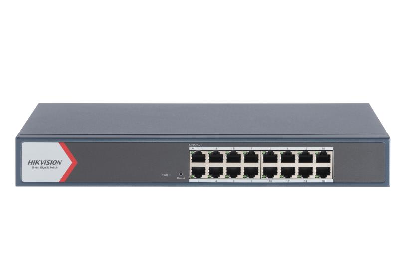 HIKVISION ITALY SRL - HIK301803042 DS-3E1516-EI : SWITCH GIGABIT SMART MANAGED 16 PORTE