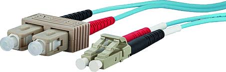 Metz - MEZ151J1EOJO20E LWL-Patchkabel 2G50/125 OM3 SC-D/LC-D 2m