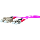 Metz - MEZ151S1EOAO10E OpDAT Patchkabel SC-D/2xST OM4 1,0 m