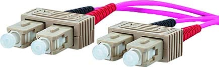 Metz - MEZ151S1EOEOA0E OpDAT Patchkabel SC-D/SC-D OM4, 10,0 m