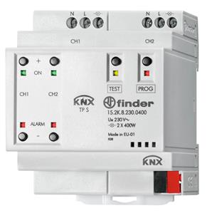 FINDER SPA - FIN152K82300400 DIMMER KNX 2 CANALI 400W