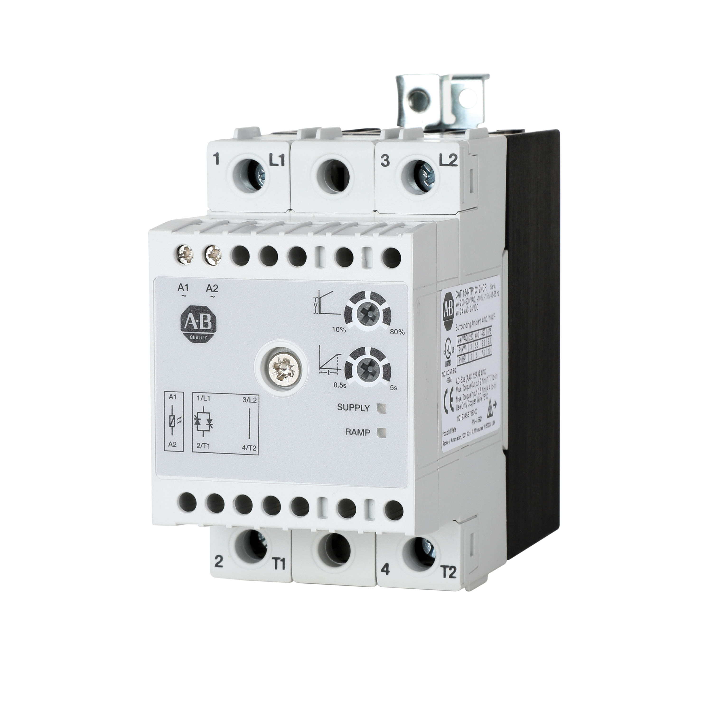 ROCKWELL AUTOMATION - RCK154-SP1C25NAD 25 A 1 PH STARTING TORQUE CONTROLLER AC