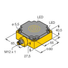 TURCK BANNER SRL - TUK1540802 NI75U-CP80-VP4X2-H1141