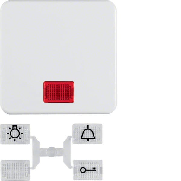 BERKER - BRK155309 Wippe wg UP IP44 polarweiB glanzend