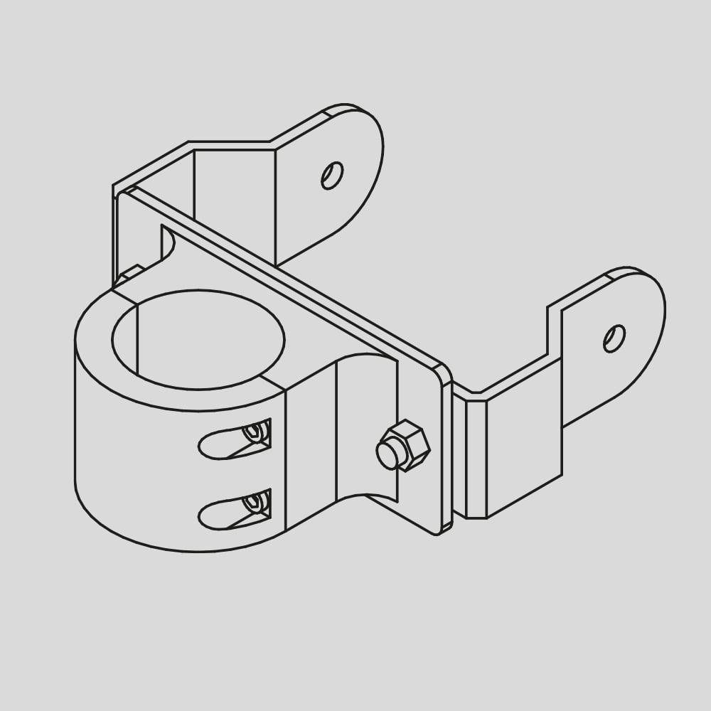ARCLUCE SPA - ACL1099587X-21 ATTACCO PALO SINGOLO ECO1/2 D.60