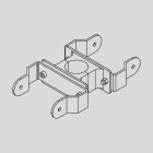 ARCLUCE SPA - ACL1099588X-21 ATTACCO PALO DOPPIO ECO1/2 D.60