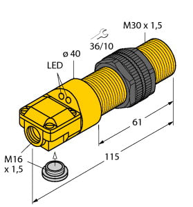 TURCK BANNER SRL - TUK15652 BI10-P30SR-VP4X2