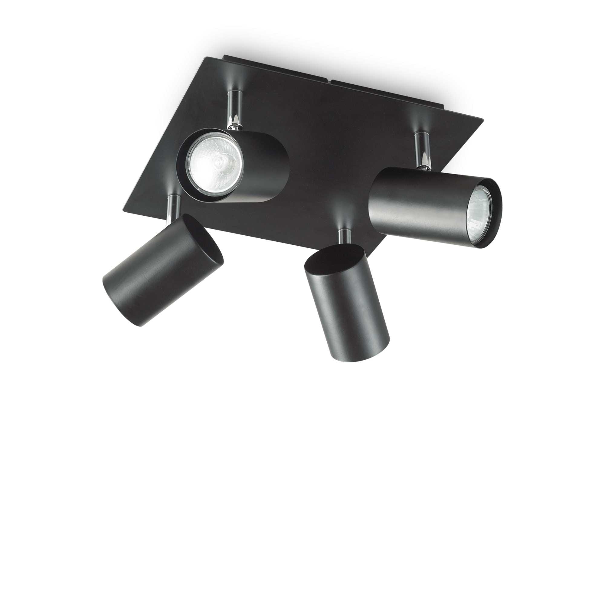 IDEAL LUX SRL - IUX156781 SPOT PL4 NERO