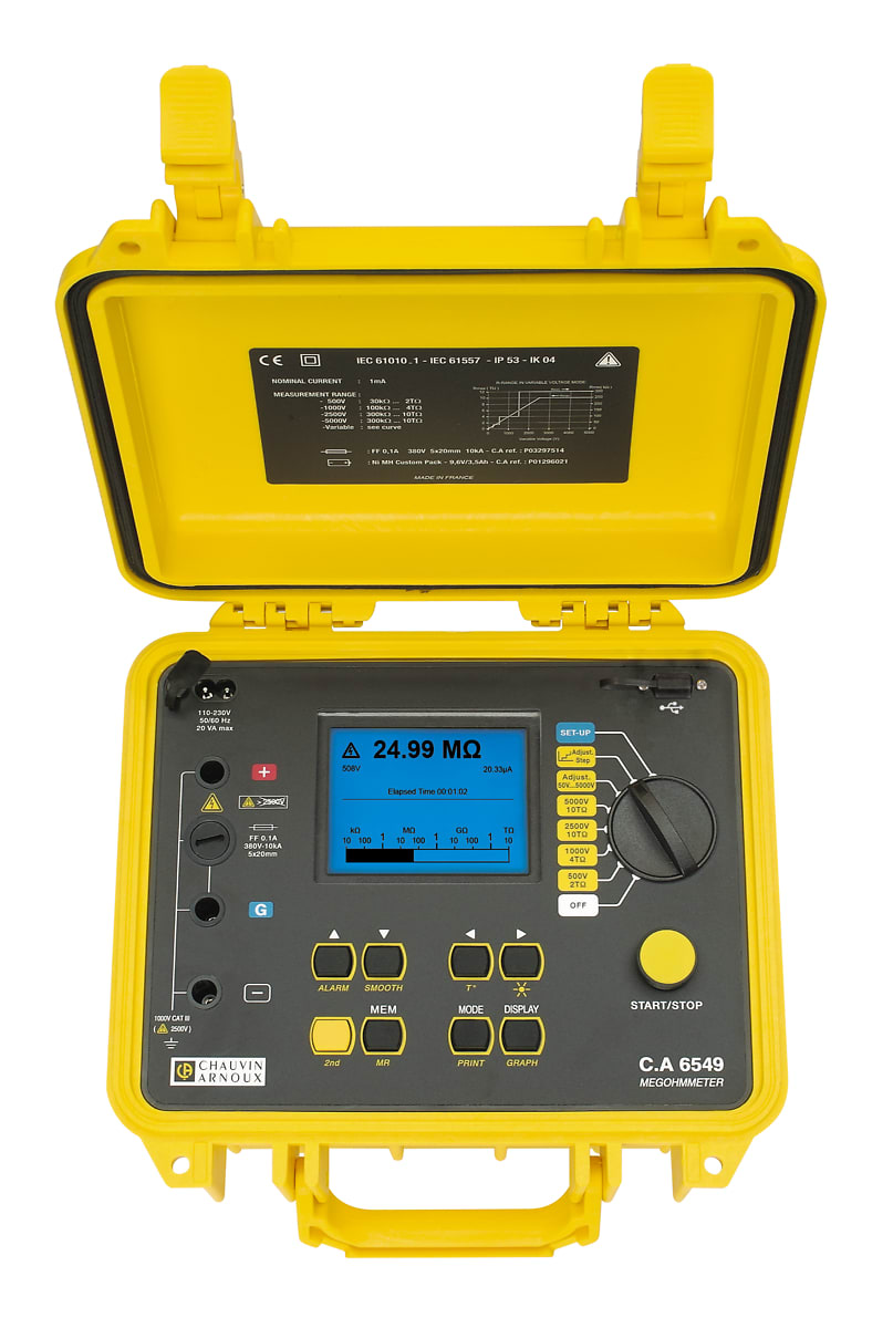 A.M.R.A. SPA - AMRP01139713 CHAUVIN ARNOUX CA 6549 TESTER ISOLAMENTO