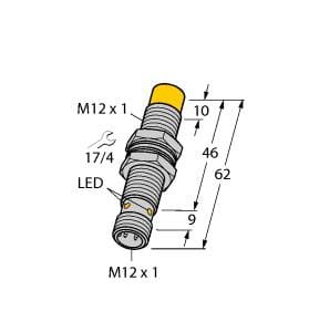 TURCK BANNER SRL - TUK1580454 NI8U-M12E-VP4X-H1141