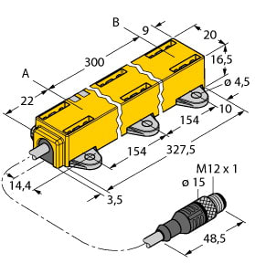 TURCK BANNER SRL - TUK1590756 LI300P1-Q17LM1-LIU5X2-0.3-RS5