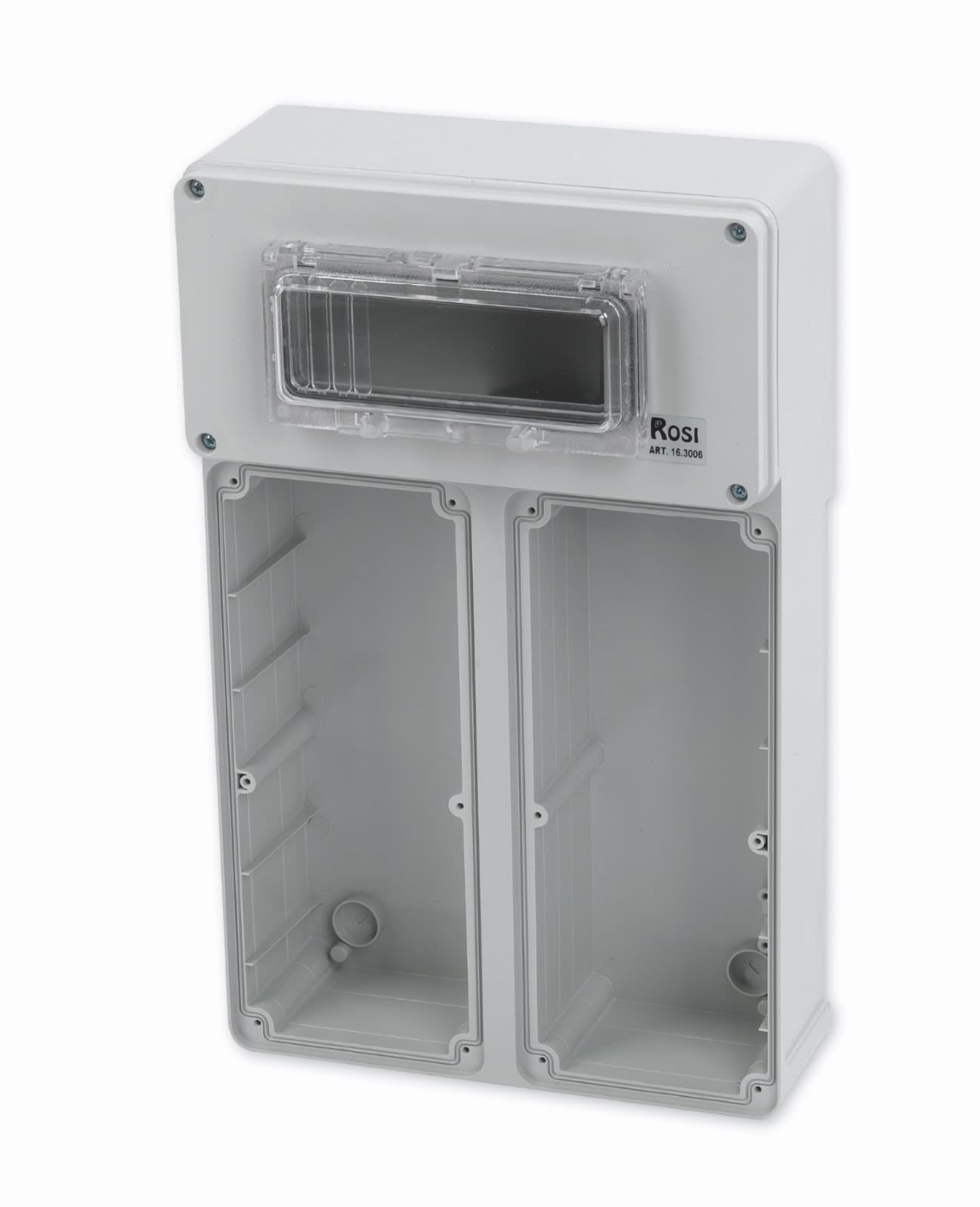 ROSI MATERIALE ELETT - RCO16.3006 BASE DOPPIA CON SCATOLA DI DER. + SPORT.