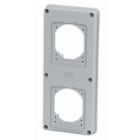 ROSI MATERIALE ELETT - RCO16.3010 FLANGIA ADATT. PER 2 PRESE INC. 16/32A