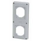ROSI MATERIALE ELETT - RCO16.3010 FLANGIA ADATT. PER 2 PRESE INC. 16/32A