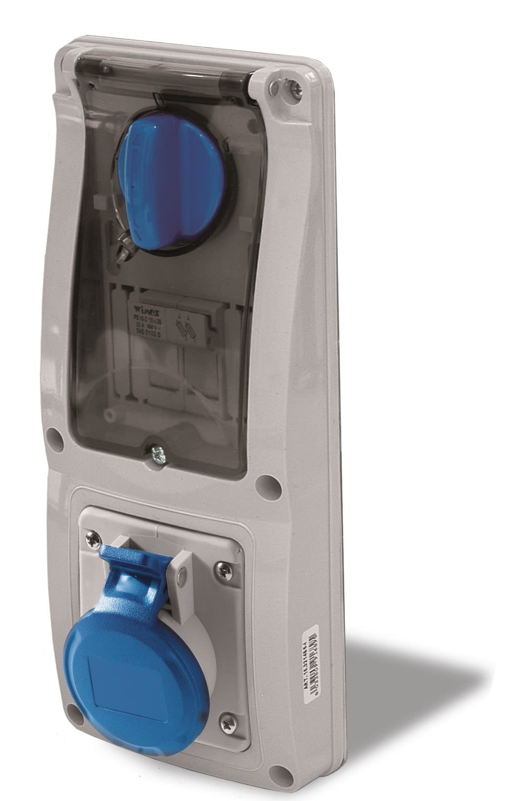 ROSI MATERIALE ELETT - RCO16.3214B6-I PR BLOC VERT INC IP44+PORTAFUS 3P 16A 22