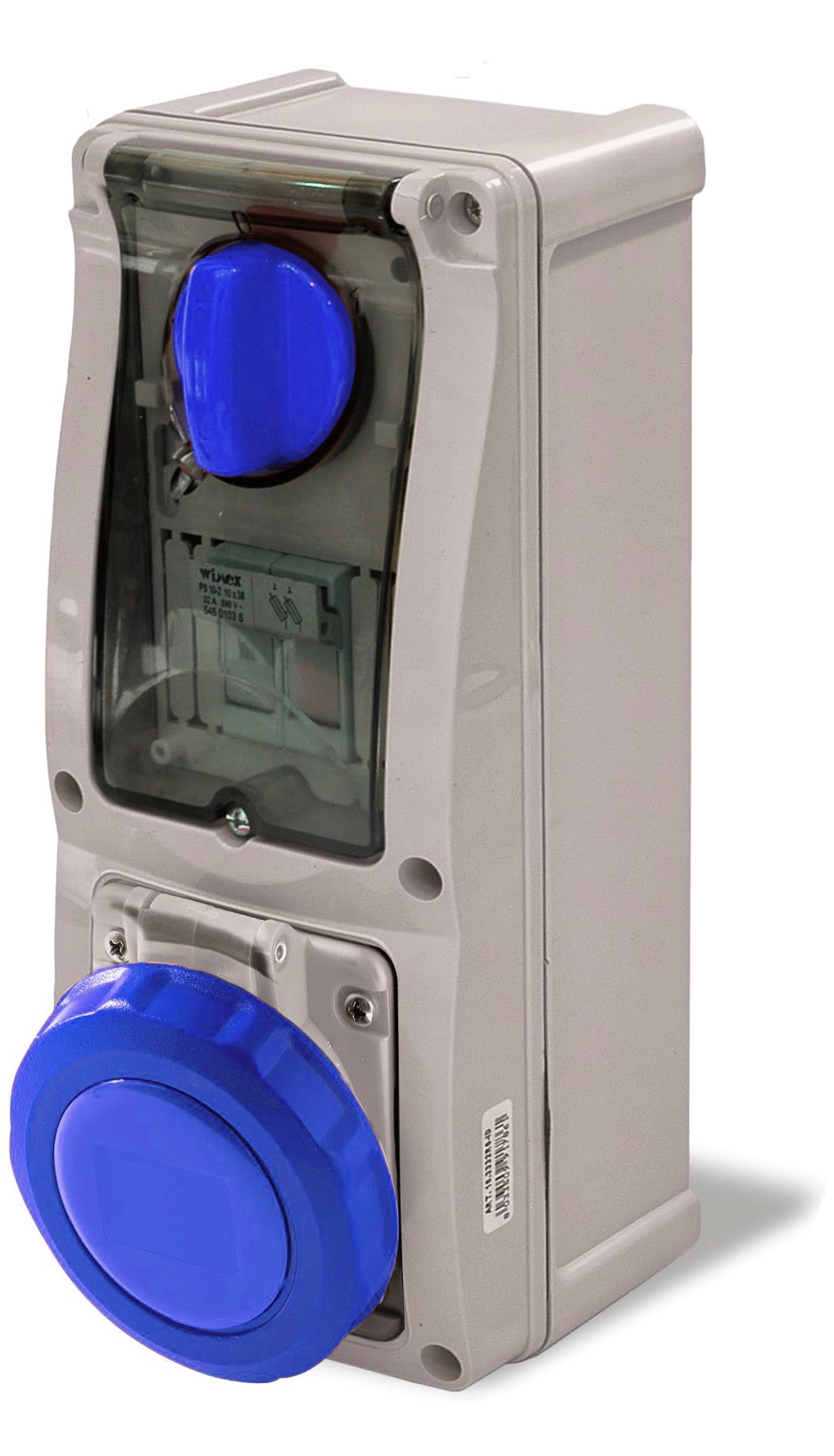 ROSI MATERIALE ELETT - RCO16.3216B6 PR BLOC VERT+FONDO IP67+PORTAFUS 3P16A 2