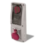 ROSI MATERIALE ELETT - RCO16.3314R6-I PR BLOC VERT INC IP44+PORTAFUS 4P 16A 38