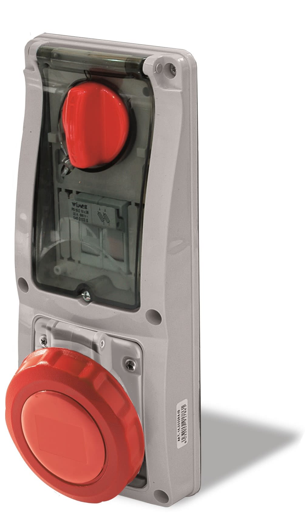 ROSI MATERIALE ELETT - RCO16.3332R6-I PR BLOC VERT INC IP67+PORTAFUS 4P 32A 38