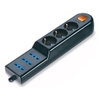 SCAME PARRE SPA - SCA160.230/N PR.TAV.3 BIVAL+3 P30 C/INT.LUM