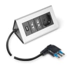 SCAME PARRE SPA - SCA160.5016 MULTIPRESA DA SCRIVANIA - NERA