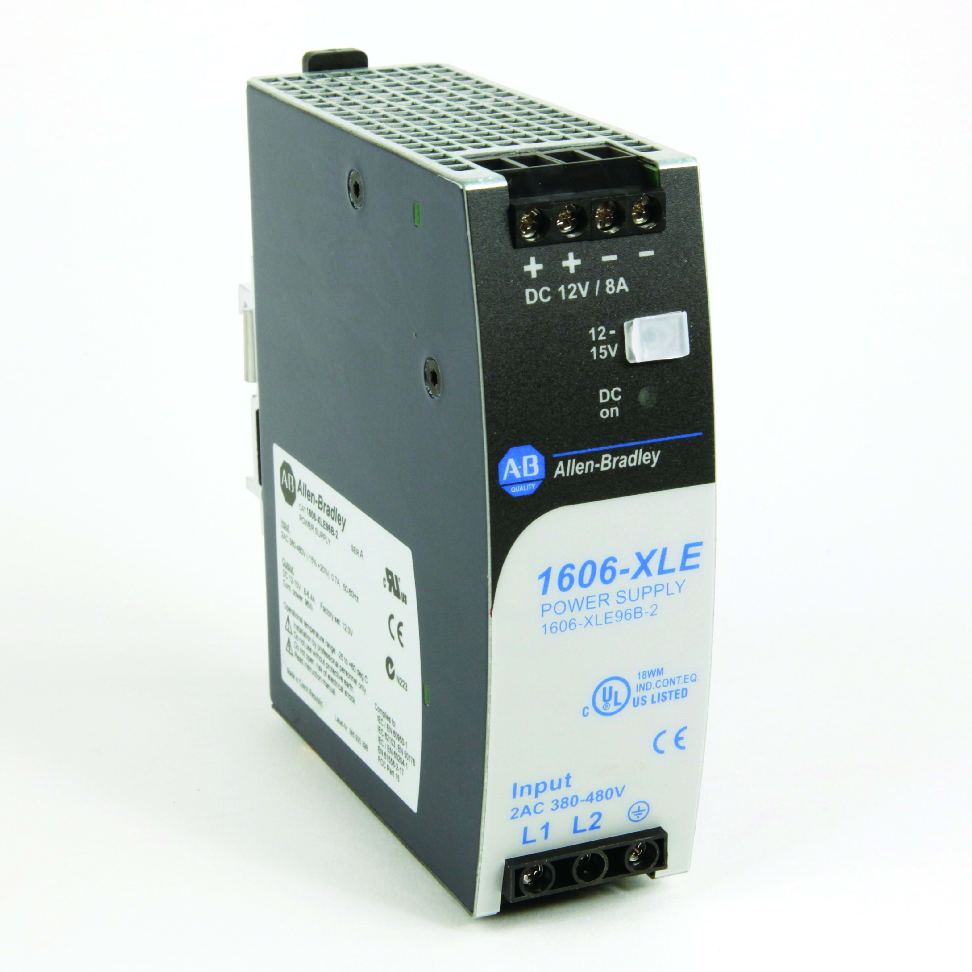 ROCKWELL AUTOMATION - RCK1606-XLE96B-2 480VAC INPUT 12VDC OUT 8A POWER SUPPLY