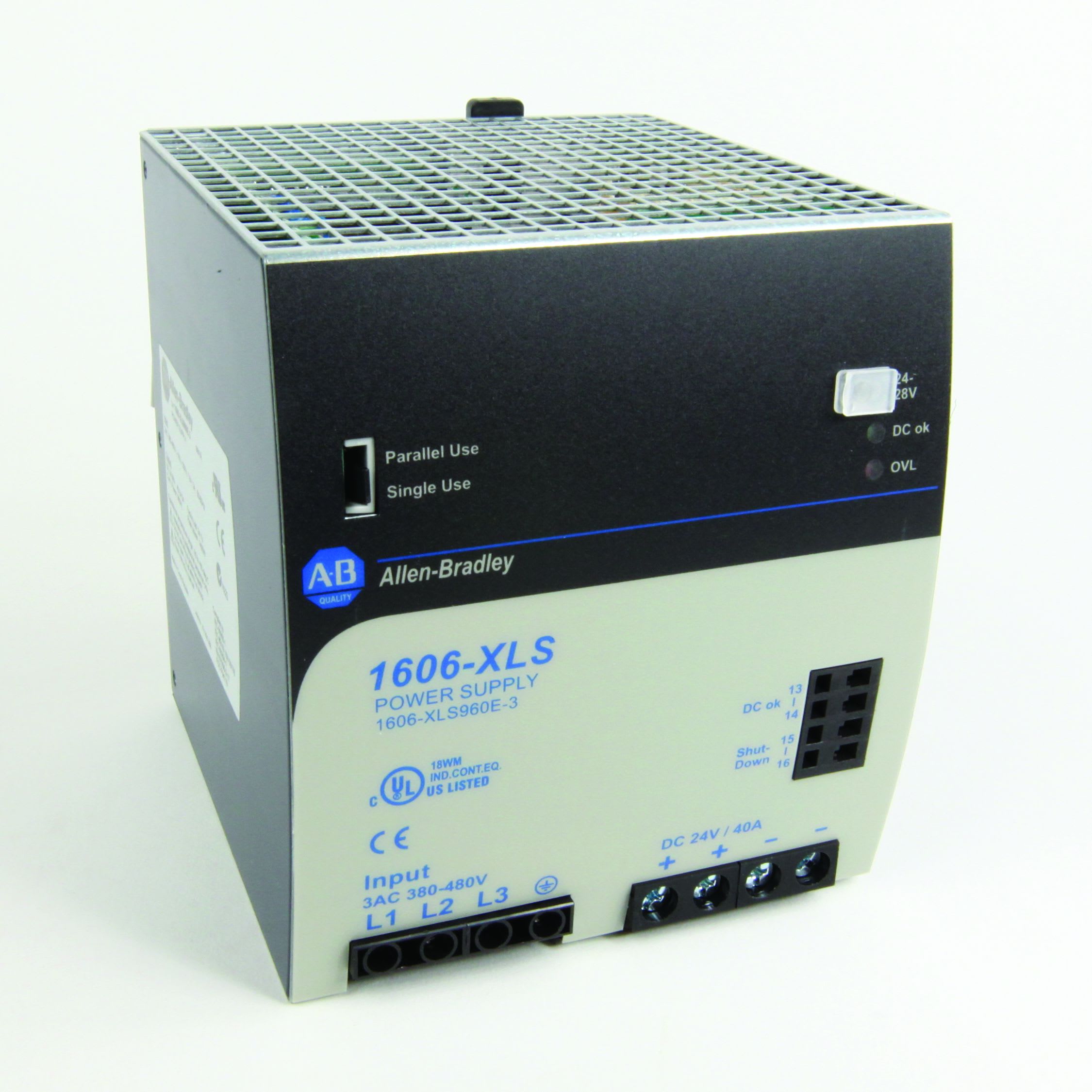 ROCKWELL AUTOMATION - RCK1606-XLS960E-3 380 TO 480VAC IN 24 TO 28VDC OUT 960W PS