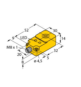 TURCK BANNER SRL - TUK1608500 BI10U-Q14-AP6X2-V1131
