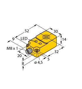 TURCK BANNER SRL - TUK1608500 BI10U-Q14-AP6X2-V1131
