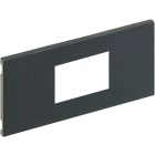 BTICINO - BTI16136D/2G MULTIBOX - PLACCA PER 2 MODULI DIN GRIGI