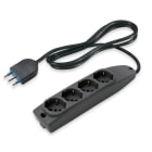 SCAME PARRE SPA - SCA161.40501.N PRESA PLURISTANDARD 4 USCITE CAVO 1,5