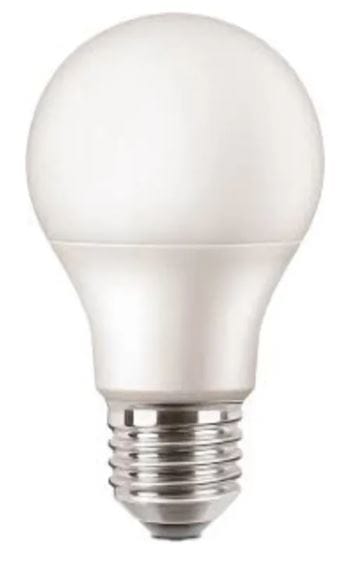 SIGNIFY ITALY SPA - PHLMZD60G2 LED, A60, 60 W, E27, 2700 K, 806 lm, CRI 80, 15000 ore