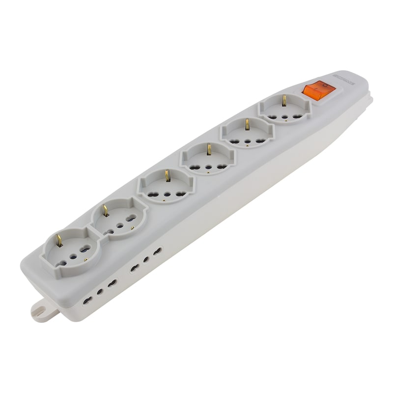 SCAME PARRE SPA - SCA161.60510.R PRESA PLURISTANDARD 6+4 USCITE + INT.