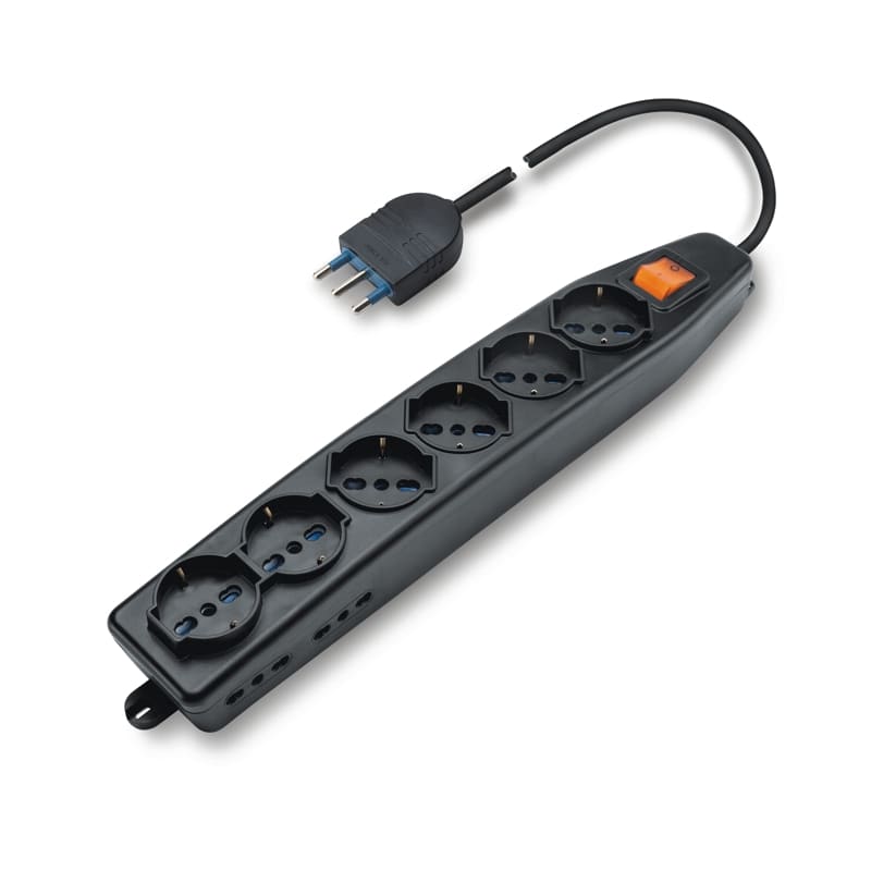 SCAME PARRE SPA - SCA161.60511.N PRESA PLUR. 6+4 USCITE + INT. C/CAVO