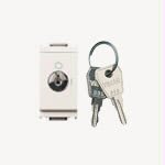 VIMAR SPA - VIW16165.CU.B Interr. 2P 16(3)A +chiave unific. bianco