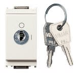 VIMAR SPA - VIW16165.B Interruttore 2P 16(3)A +chiave bianco