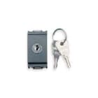 VIMAR SPA - VIW16180.CU Pulsante 1P NO 16A +chiave unif. grigio