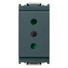 VIMAR SPA - VIW16201 PRESA 2P+T 10A P11 GRIGIO