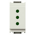 VIMAR SPA - VIW16201.B PRESA 2P+T 10A P11 BIANCO