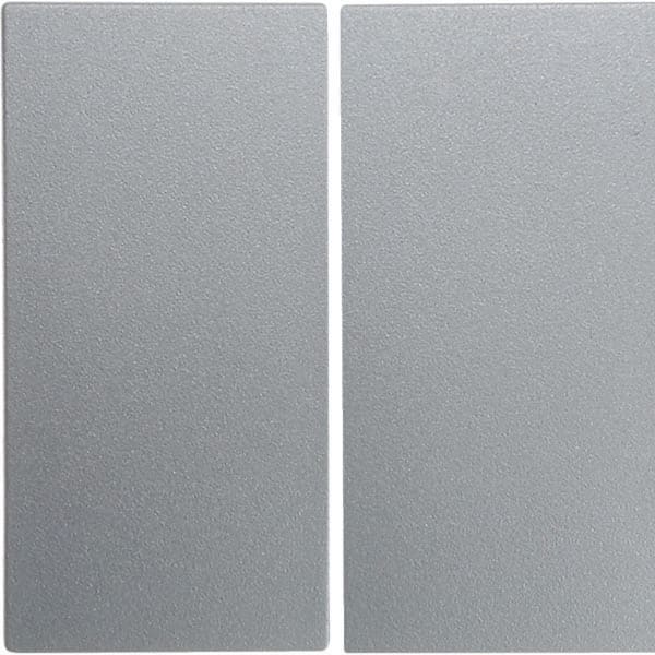 BERKER - BRK16231404 Wippe 2fach aluminium matt, lackiert