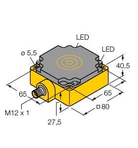 TURCK BANNER SRL - TUK1623805 NI75U-CP80-AP6X2-H1141