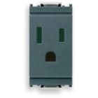 VIMAR SPA - VIW16242 Presa SICURY 2P+T 15A USA+SASO grigio