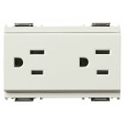 VIMAR SPA - VIW16246.B DUE PRESE 2P+T 15A USA+SASO BIANCO