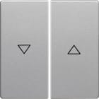 BERKER - BRK16256084 BIL.DOPPIO + SIMB.FRECCIA Q1/Q3 ALU