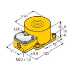 TURCK BANNER SRL - TUK1625834 NI100U-K90SR-VP4X2