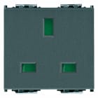 VIMAR SPA - VIW16260 Presa SICURY 2P+T 13A inglese grigio