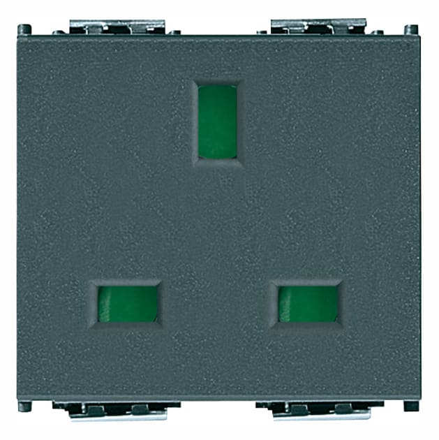 VIMAR SPA - VIW16260 PRESA SICURY 2P+T 13A INGLESE GRIGIO