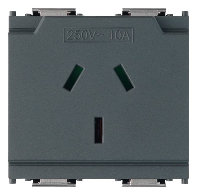 VIMAR SPA - VIW16261 PRESA SICURY 2P+T 10A AUSTRALIA GRIGIO