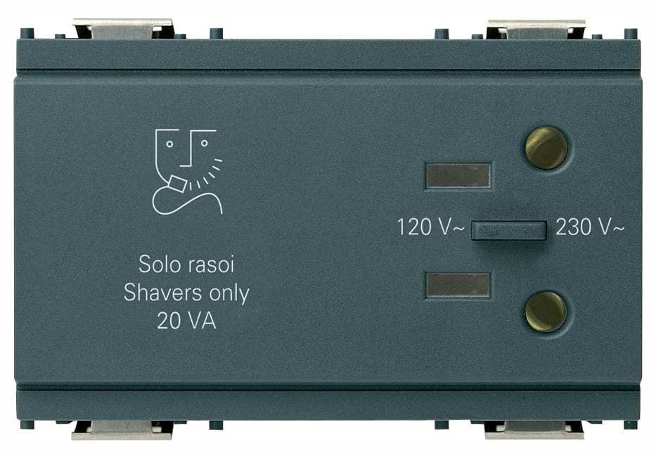 VIMAR SPA - VIW16290 PRESA PER RASOIO 230V GRIGIO